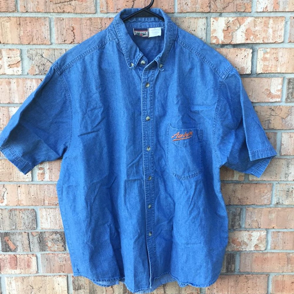 Vintage Auburn University Denim Shirt
